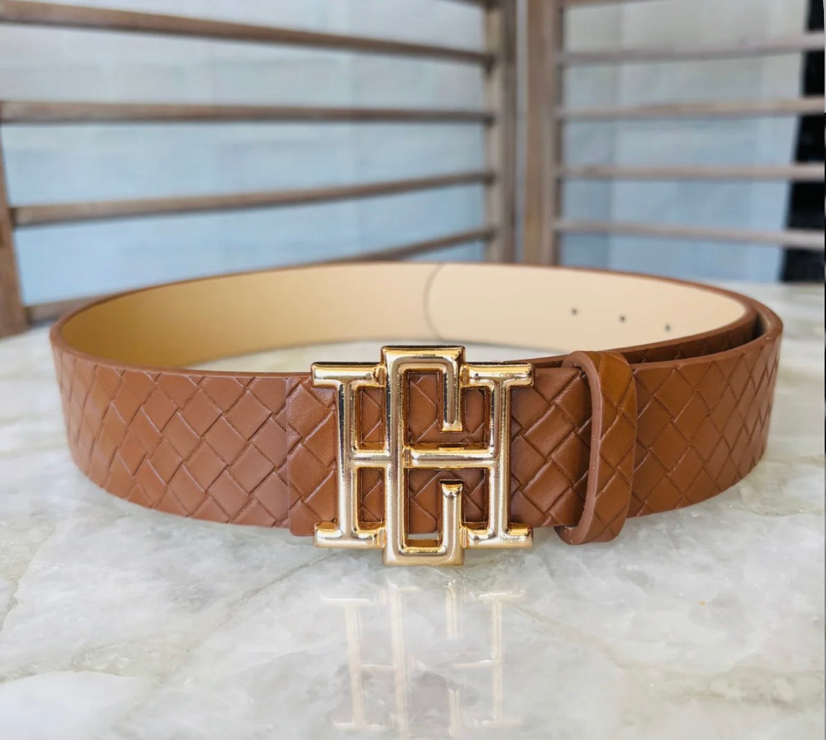 Caroline Hill - Bridgette Belt Woven Saddle