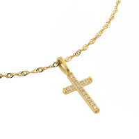 Brenda Grands - Diamond Cross Necklace