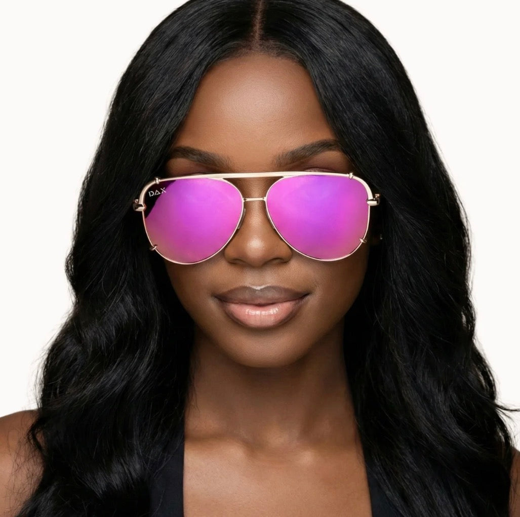 Shay - Hot Pink Polarized - Dax Sunglasses