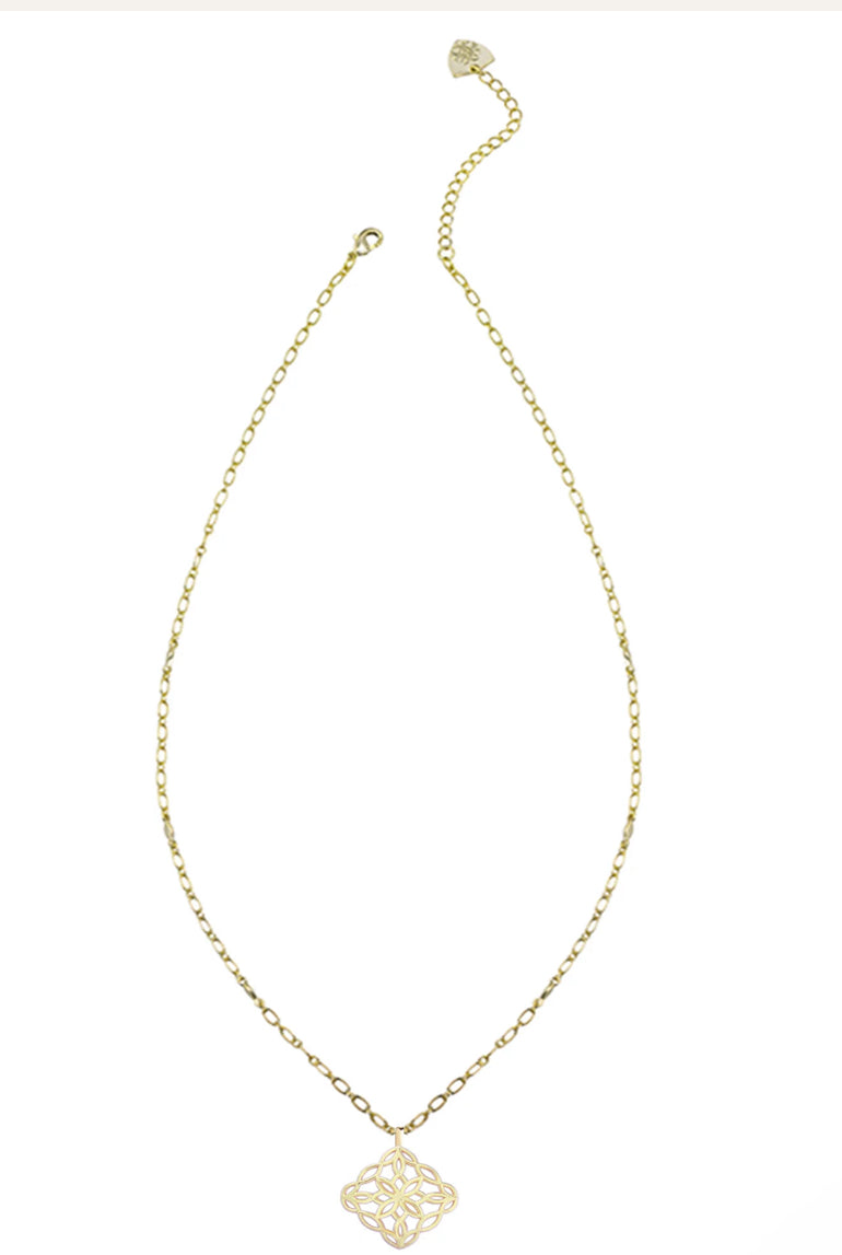 Natalie Wood Design - Bloom Drop Necklace Gold