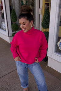 The Ellie Sweater (pink) & (green)