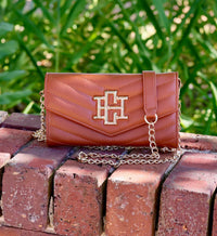 Carlington Clutch Crossbody Saddle - Caroline Hill