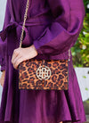 Cecilia Circle Logo Handbag Spotted Saddle - Caroline Hill