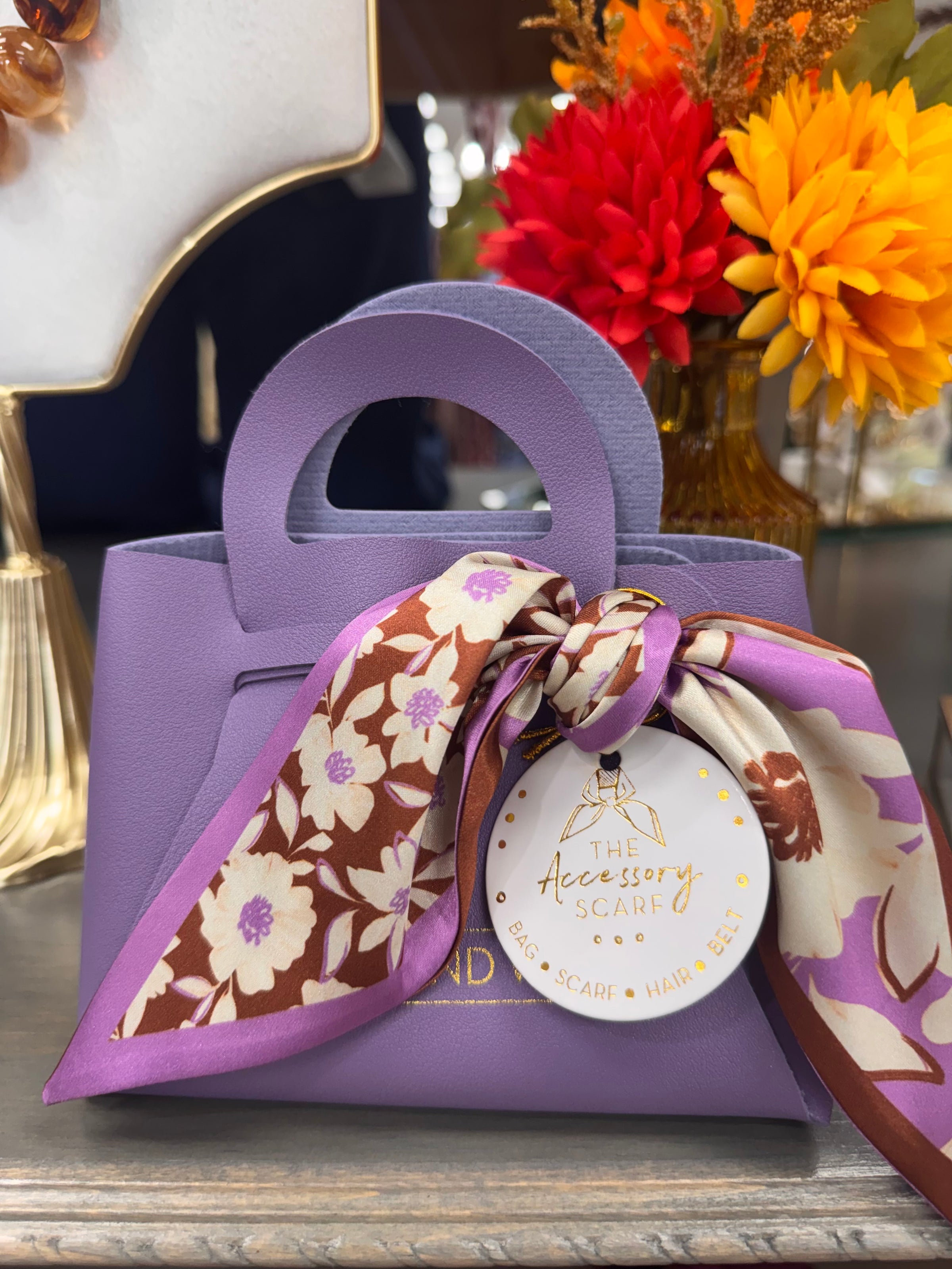 FLORAL ESTATE ACCESSORY SCARF