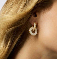 Julie Vos - Colette 2-in-1 Earring - Gold & Acrylic - Small