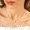 Brenda Grands - Gold Puffy Heart Necklace Small