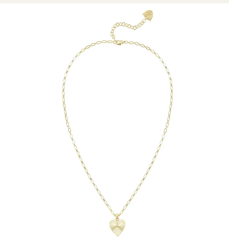Natalie Wood Design - Adorned Heart Charm Necklace