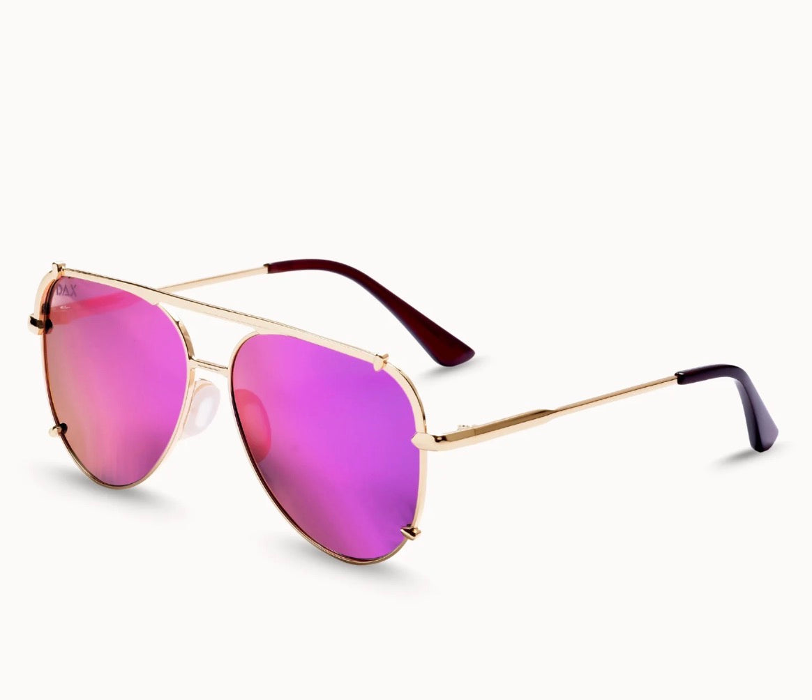 Shay - Hot Pink Polarized - Dax Sunglasses
