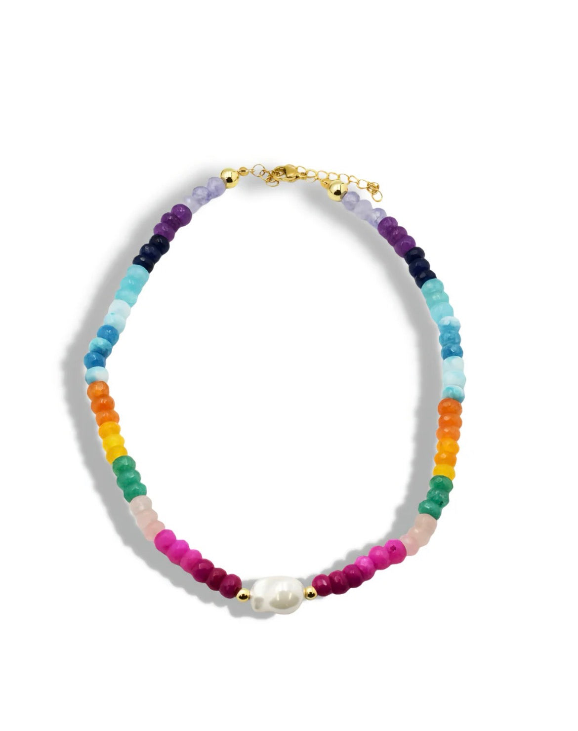 Treasure Jewels - Colorful Gemstone with Pearl