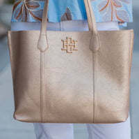 Caroline Hill - Heath Tote Bag - Gold EC