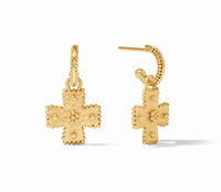 Julie Vos - Canterbury Hoop & Charm - Gold