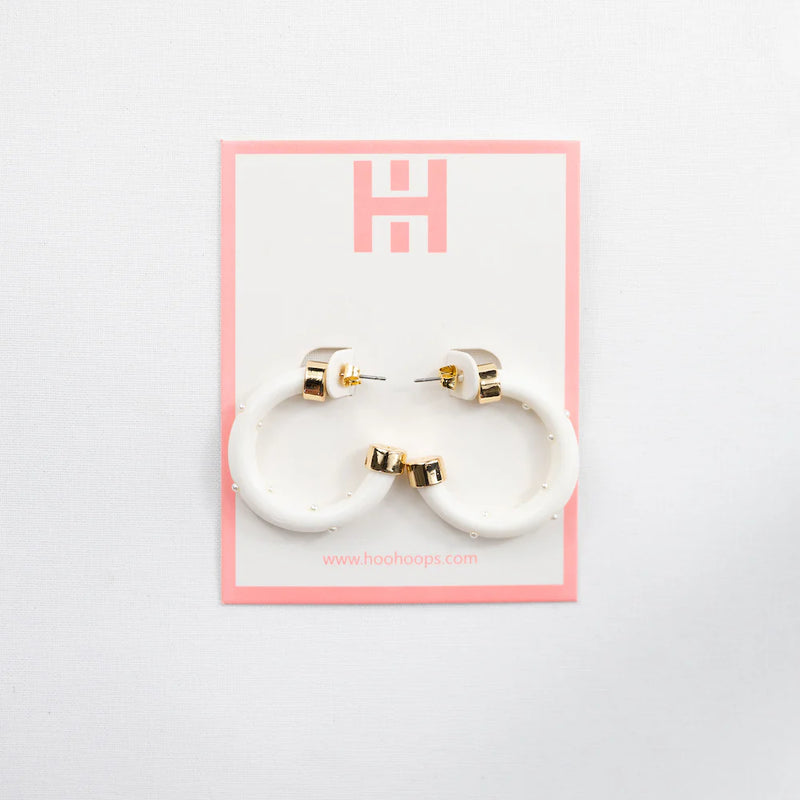 Mini Hoop - White with Peals - Hoo Hoop