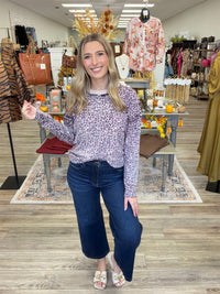 The Plum Leopard Sweater