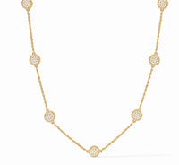 Julie Vos - Windsor Delicate Station Necklace - Gold - Pave
