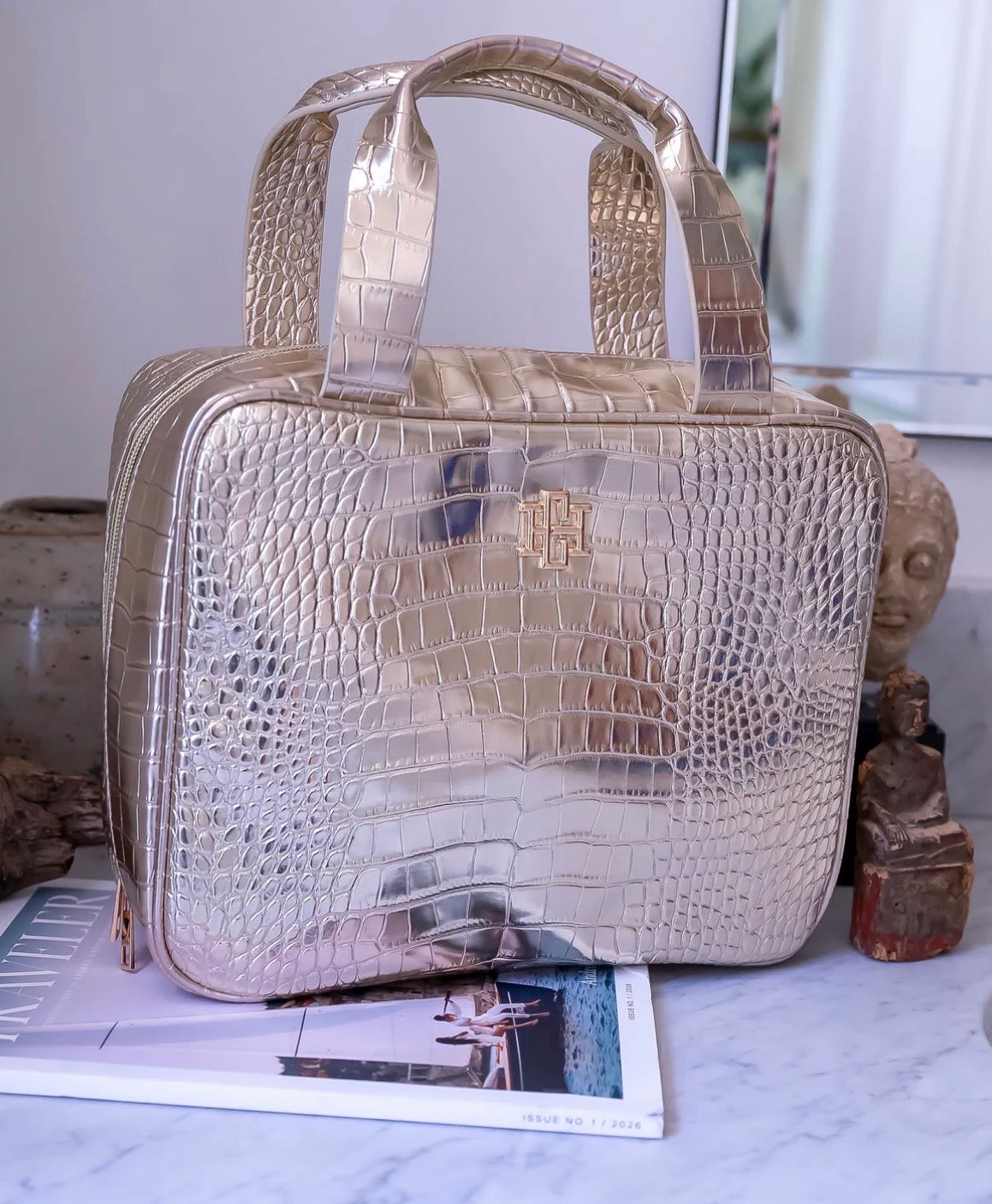 Caroline Hill - Punta Cana Large Case Gold EC