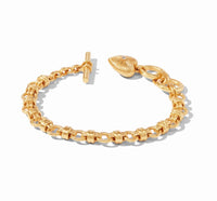 Julie Vos - Esme Heart Bracelet - Gold - Cubic Zirconia