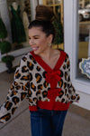 The Nicole Leopard Cardigan