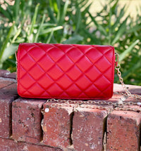 Brynleigh Clutch Crossbody Red - Caroline Hill