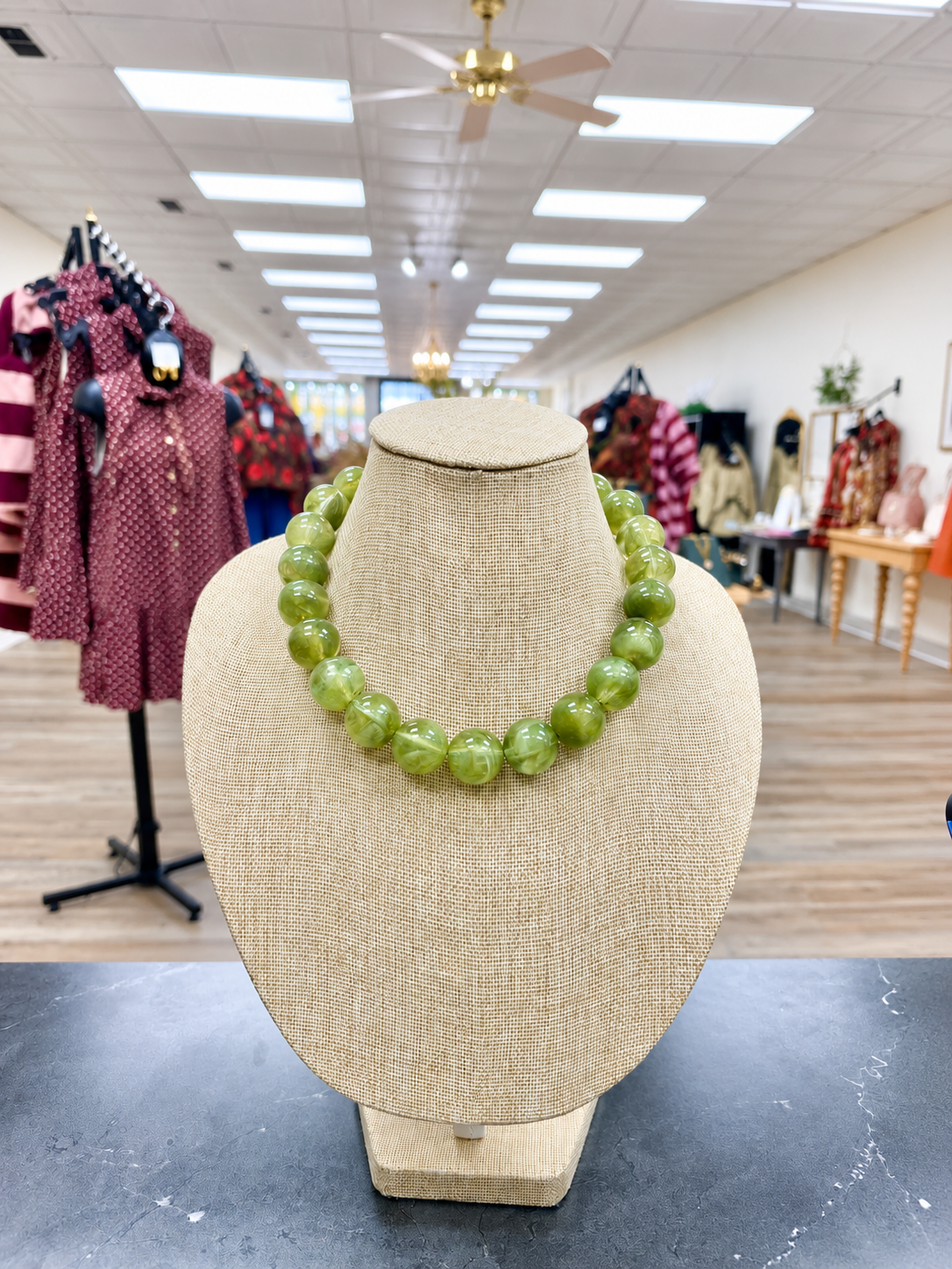 The Olive Elegance Necklace