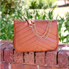 Mia Crossbody Bag Saddle - Caroline Hill