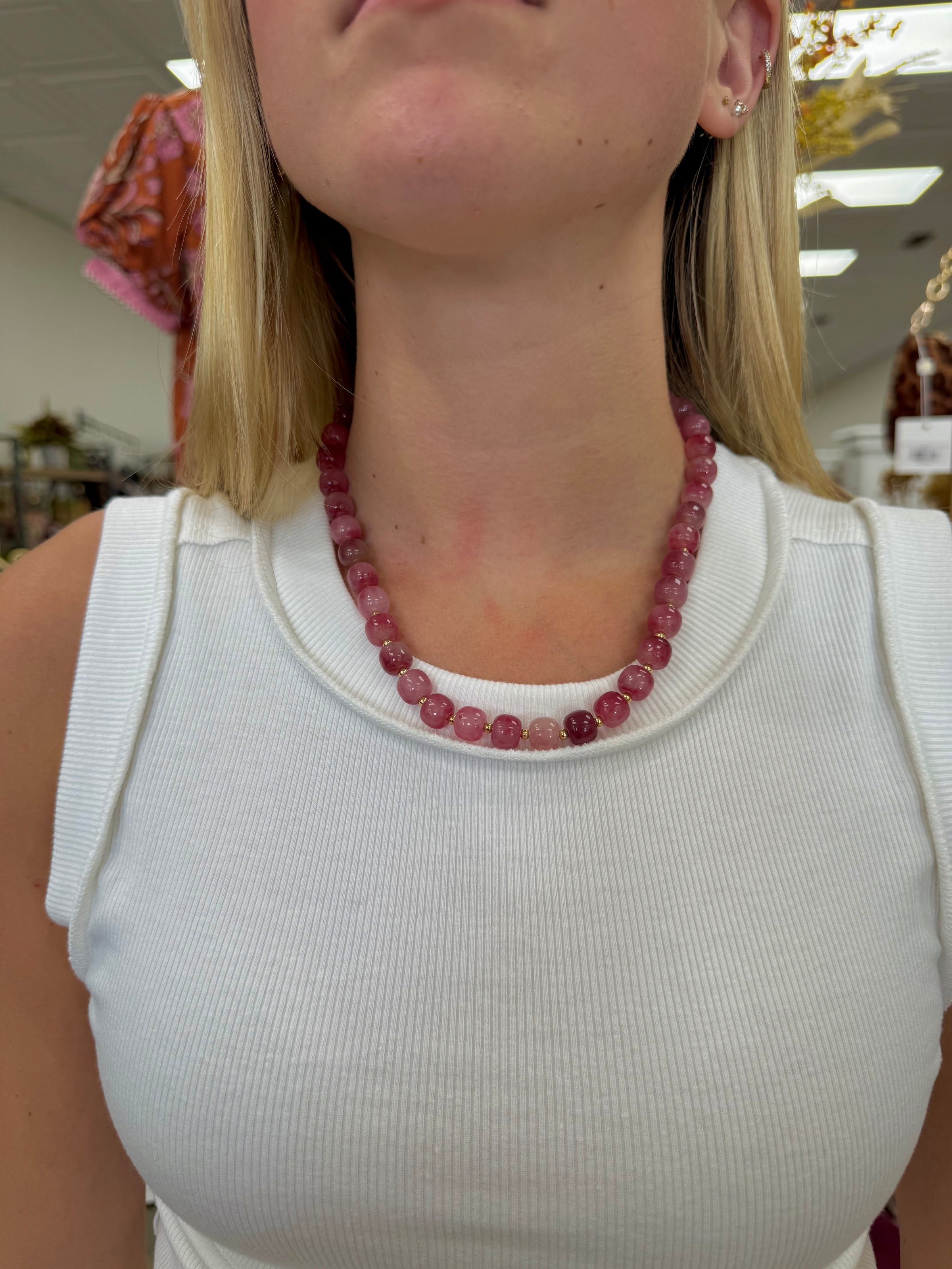 The Bethany Mauve Necklace