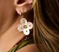 Julie Vos - Colette Statement Hoop & Charm Earring