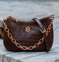 Caroline Hill - Charlee Crossbody Chocolate EC