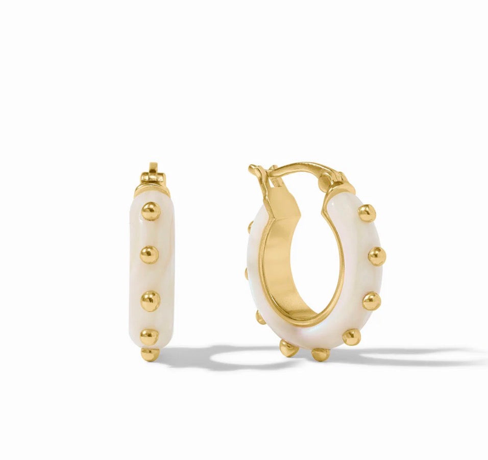 Julie Vos - Colette 2-in-1 Earring - Gold & Acrylic - Small