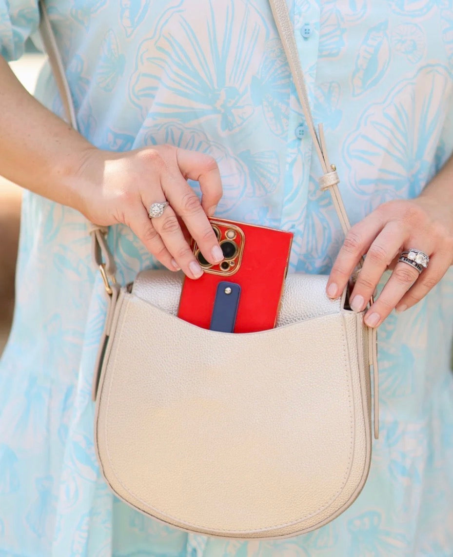 Caroline Hill - Sasha Handbag - Pearl