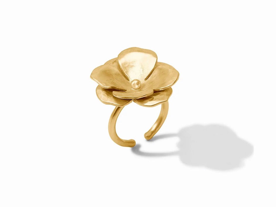 Julie Vos - Bloom Statement Ring - Gold - Adjustable