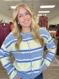 Butter Coast Blue Cardigan
