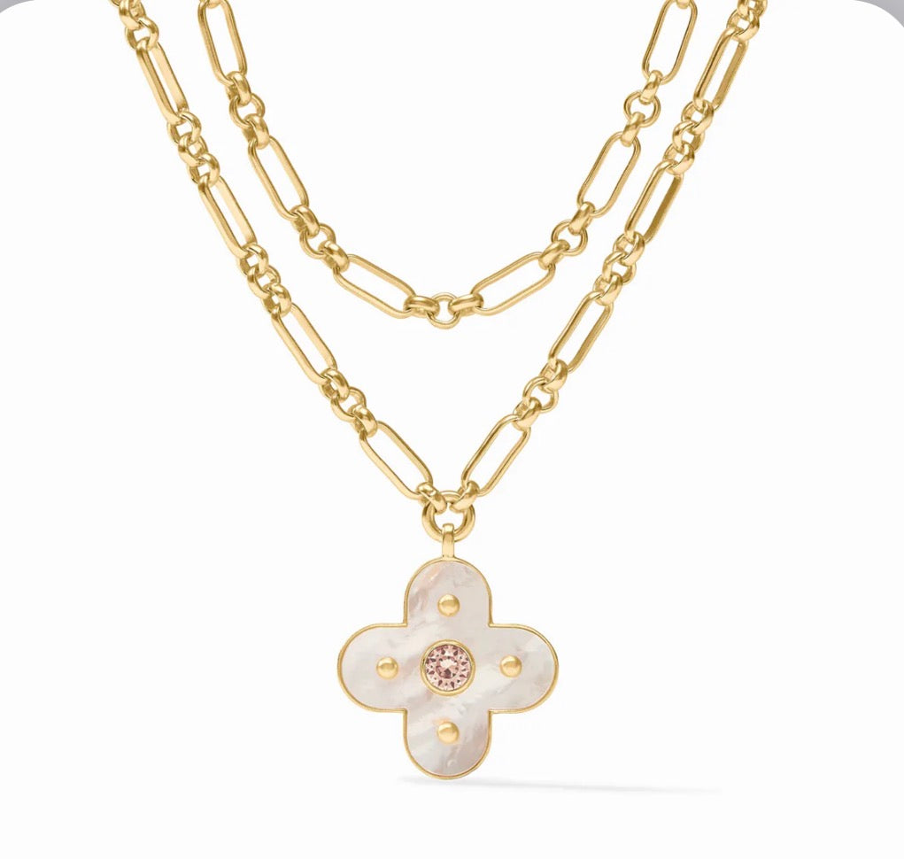 Julie Vos - Colette Statement Necklace - Gold - Champagne