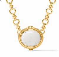 Julie Vos - Portofino Demi Necklace - White Jade