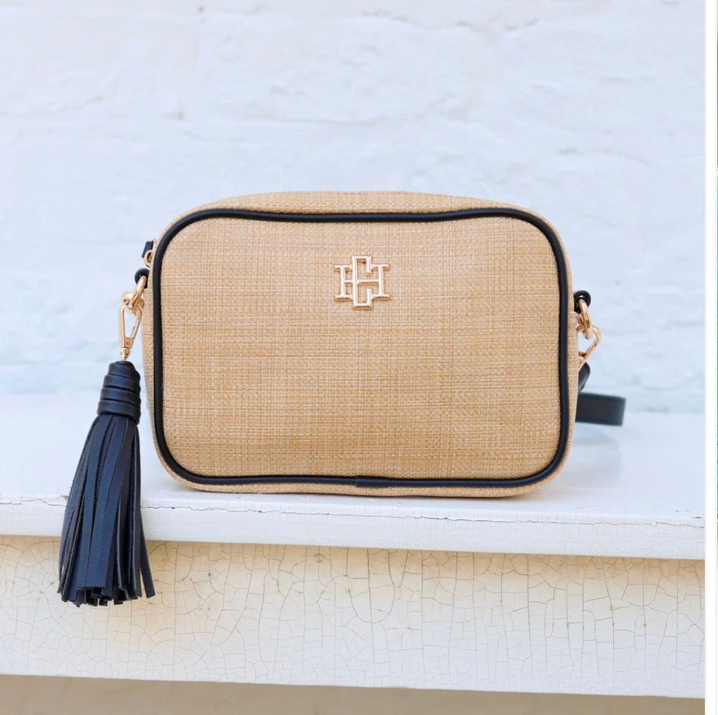 Caroline Hill - Margoe Crossbody Natural Black