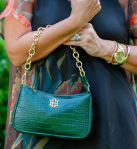 Joan Crossbody Hunter Green - Caroline Hill