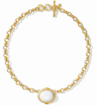 Julie Vos - Portofino Demi Necklace - White Jade