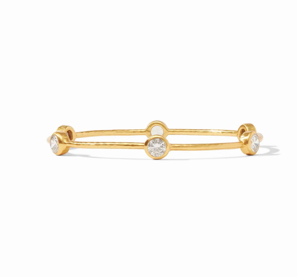Julie Vos - Milano Luxe Bangle - Cubic Zirconia - Medium