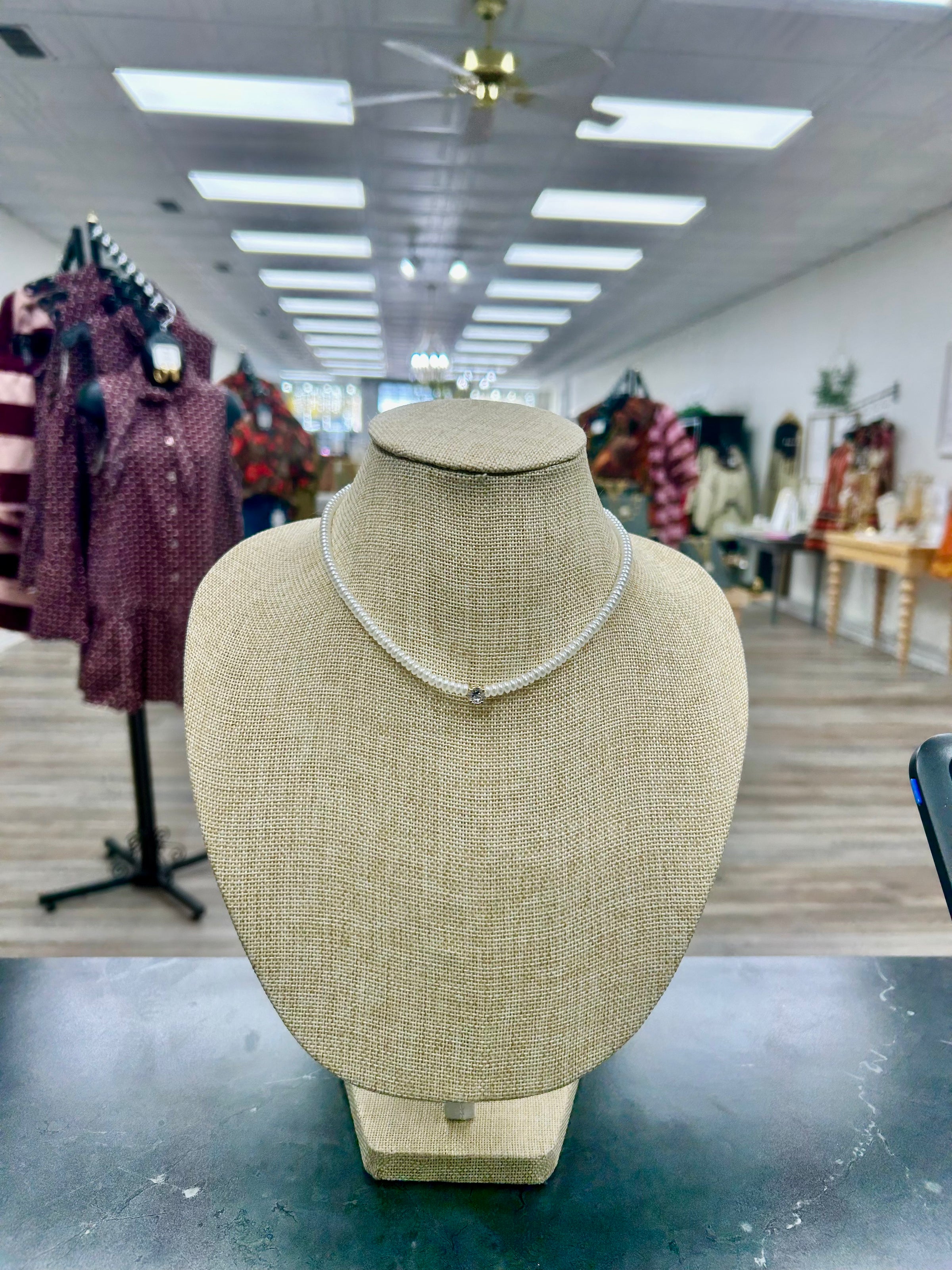 The Emily White Necklace