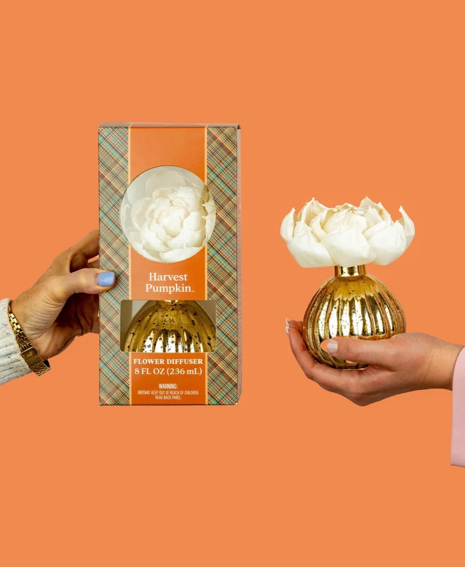 Sweet Grace - Harvest Pumpkin Holiday Mercury Flower Diffuser