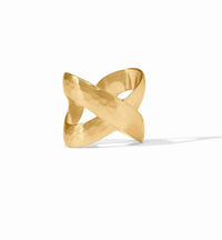 Julie Vos - Catalina X Ring - Gold - Adjustable
