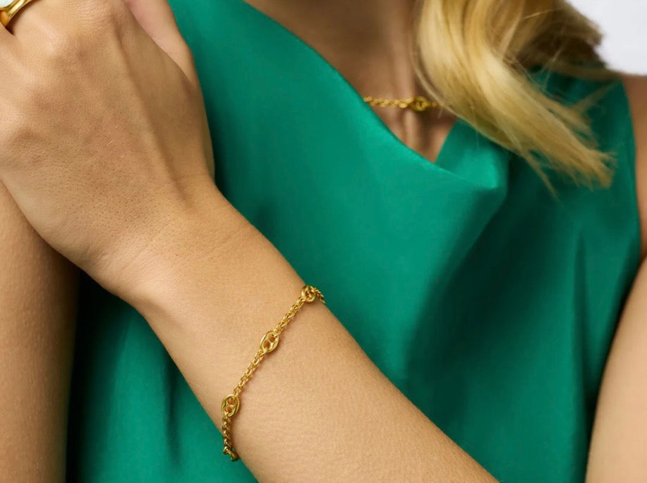 Julie Vos - Laguna Delicate Bracelet - Gold