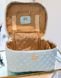 Caroline Hill - Hampton Train Case Light Blue