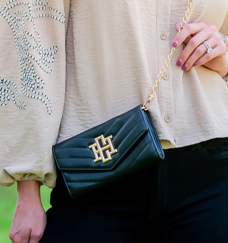 Carlington Clutch Crossbody Black - Caroline Hill