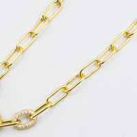 Triple Oval Diamond Necklace