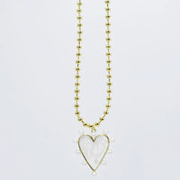 Heart of Pearls Necklace