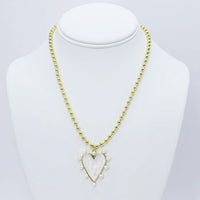 Heart of Pearls Necklace