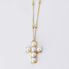 Pearl Cross Necklace