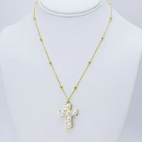 Pearl Cross Necklace