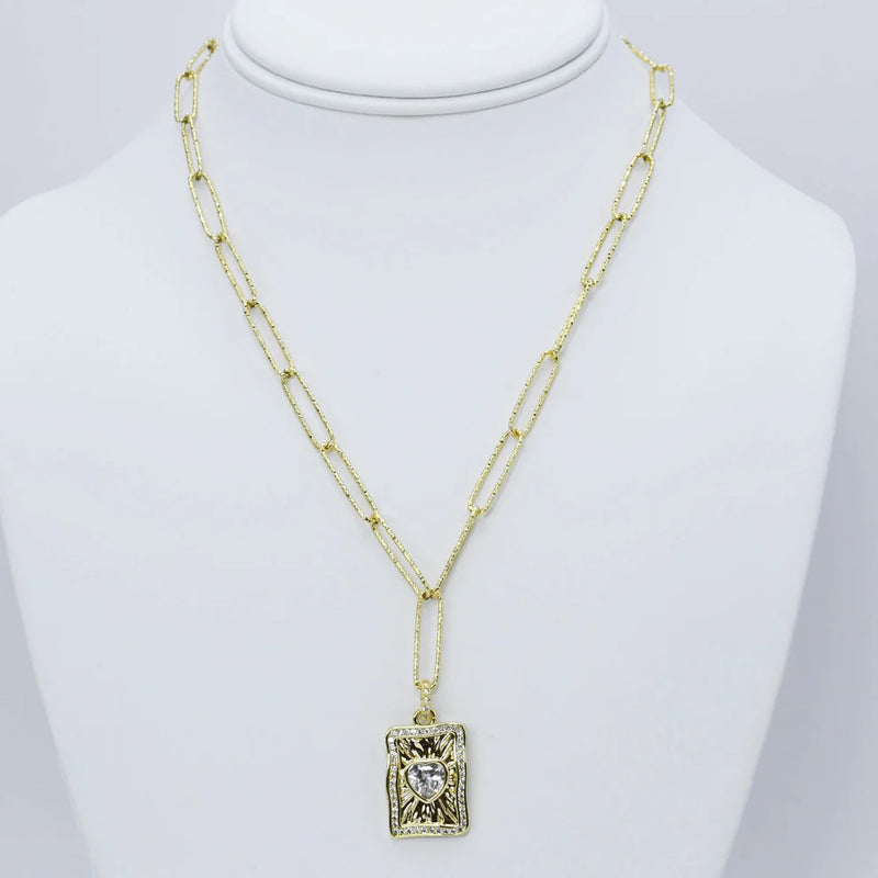 Medal Of Love Necklace