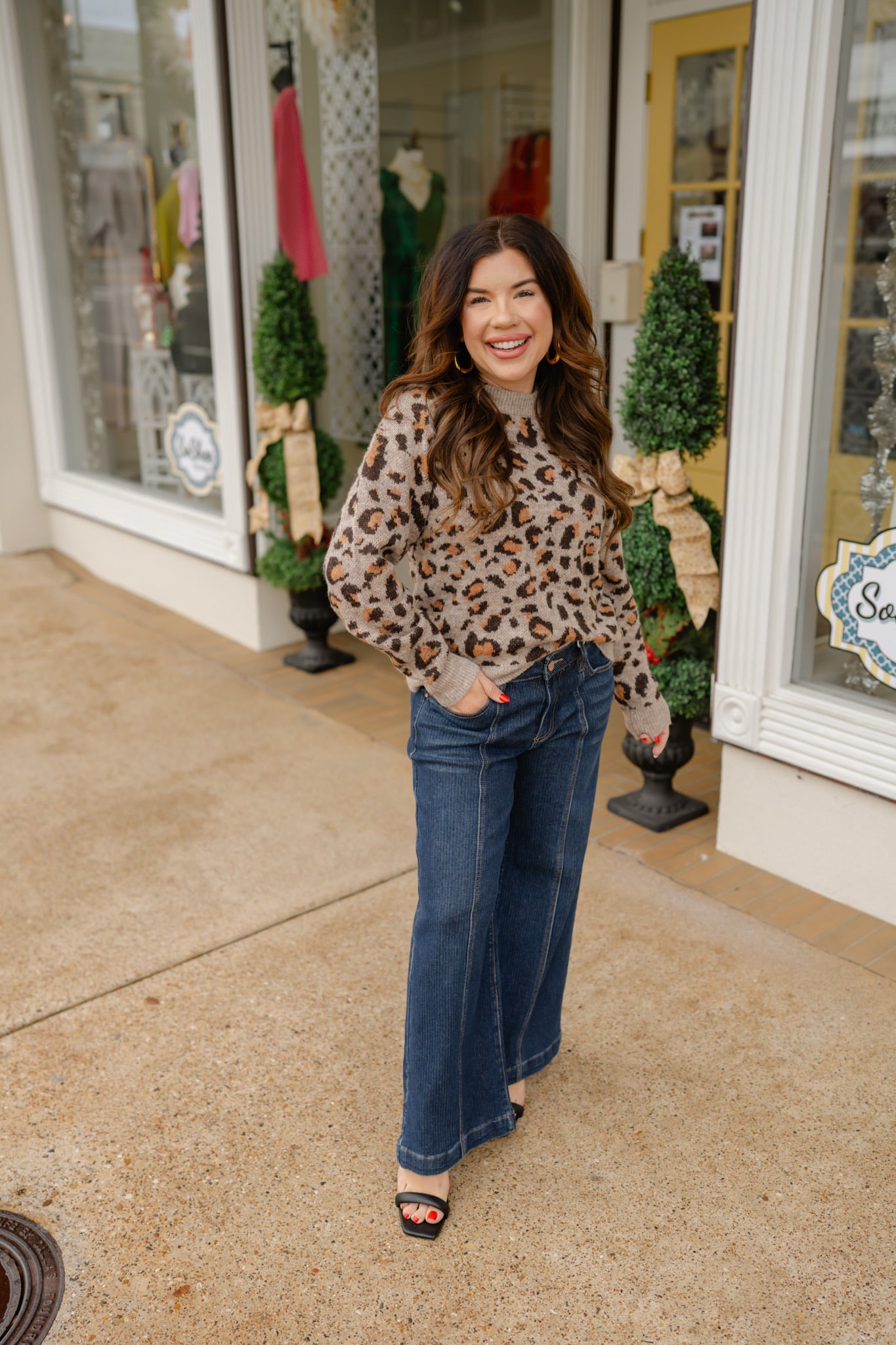 The Jenny Leopard Sweater